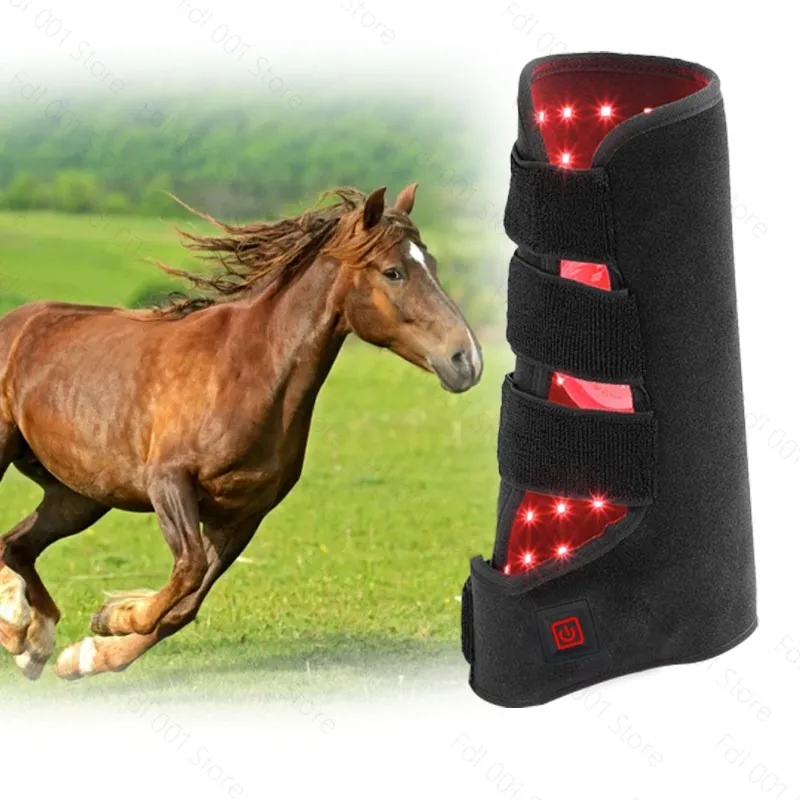 Red Light Therapy Wrap for Horse Knee Joint Pain Relief Far Infrared Heat