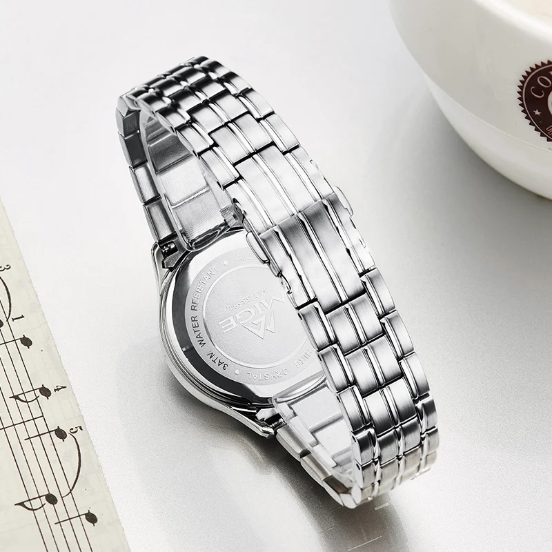 MIGE оригинальные модные мужские часы из нержавеющей стали, роскошные кварцевые наручные часы с календарем, мужские деловые часы для мужчин Montre Homme