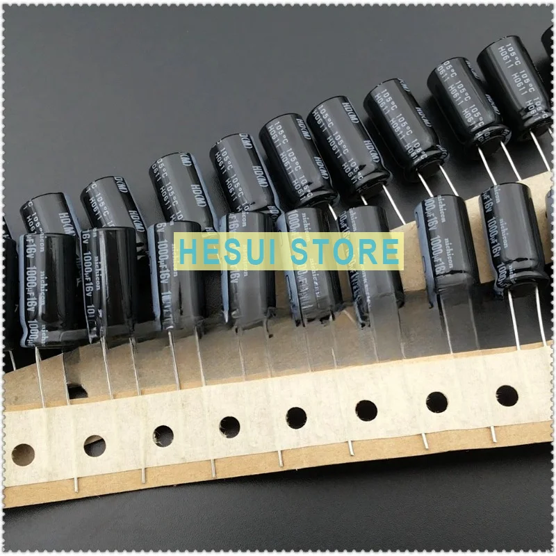 1000uF 16V Nichicon HD Electrolytic Capacitor 105°C 10x20