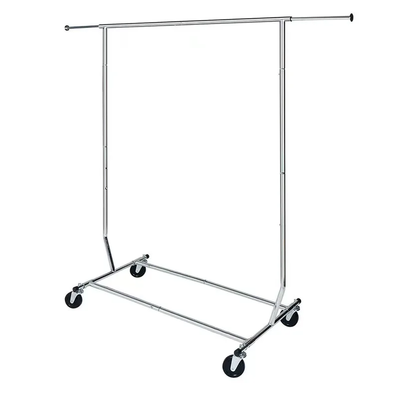 

Wholesale Custom Rack Portable Floor Standing Metal Hangers Bedroom Hanging Clothes Coat Racks