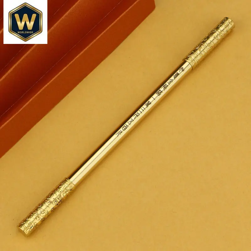 Golden Cudgel No.7 Ultra-Fine Extended Metal Pen for Women - Creative Gift for Wife & Girlfriend