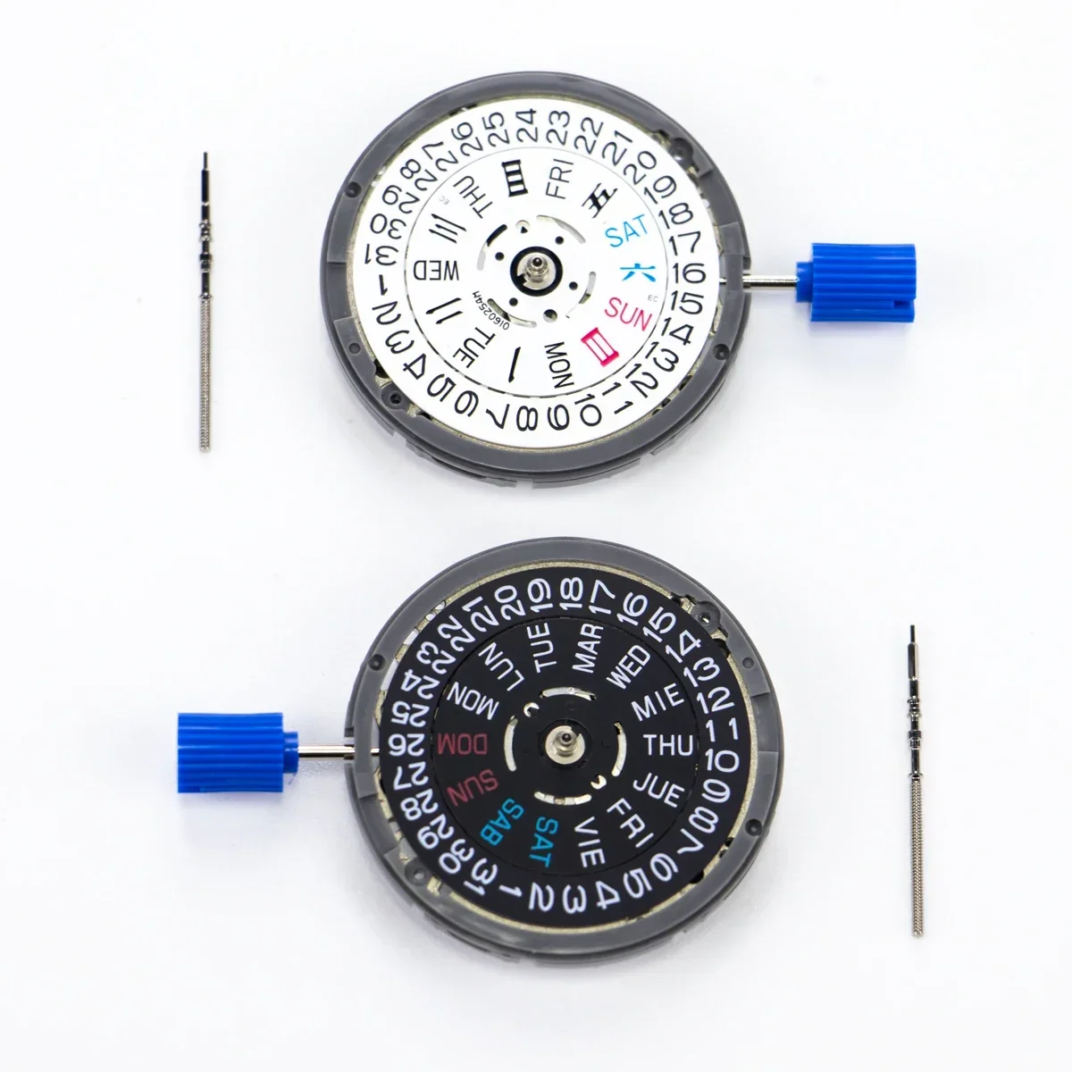NH36 NH36A Movement Date 3 o'clock/4.5 o'Clock Dual Calendar High Accuracy Automatic Mechanical NH36 NH36A 24 Jewels