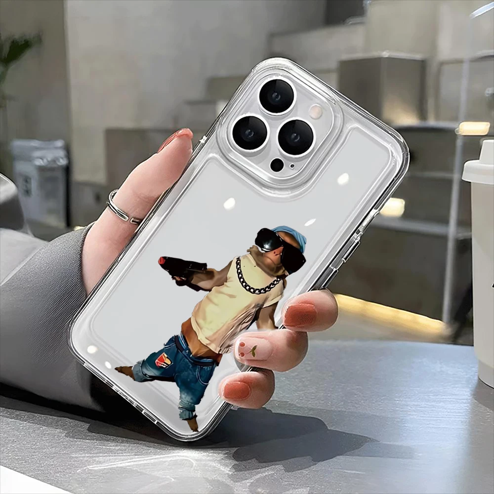 Funny Sunglasses Cool Monkey, Unique Hip-Hop Outfit Gorilla Case Suitable for All Apple iPhone Series view 3