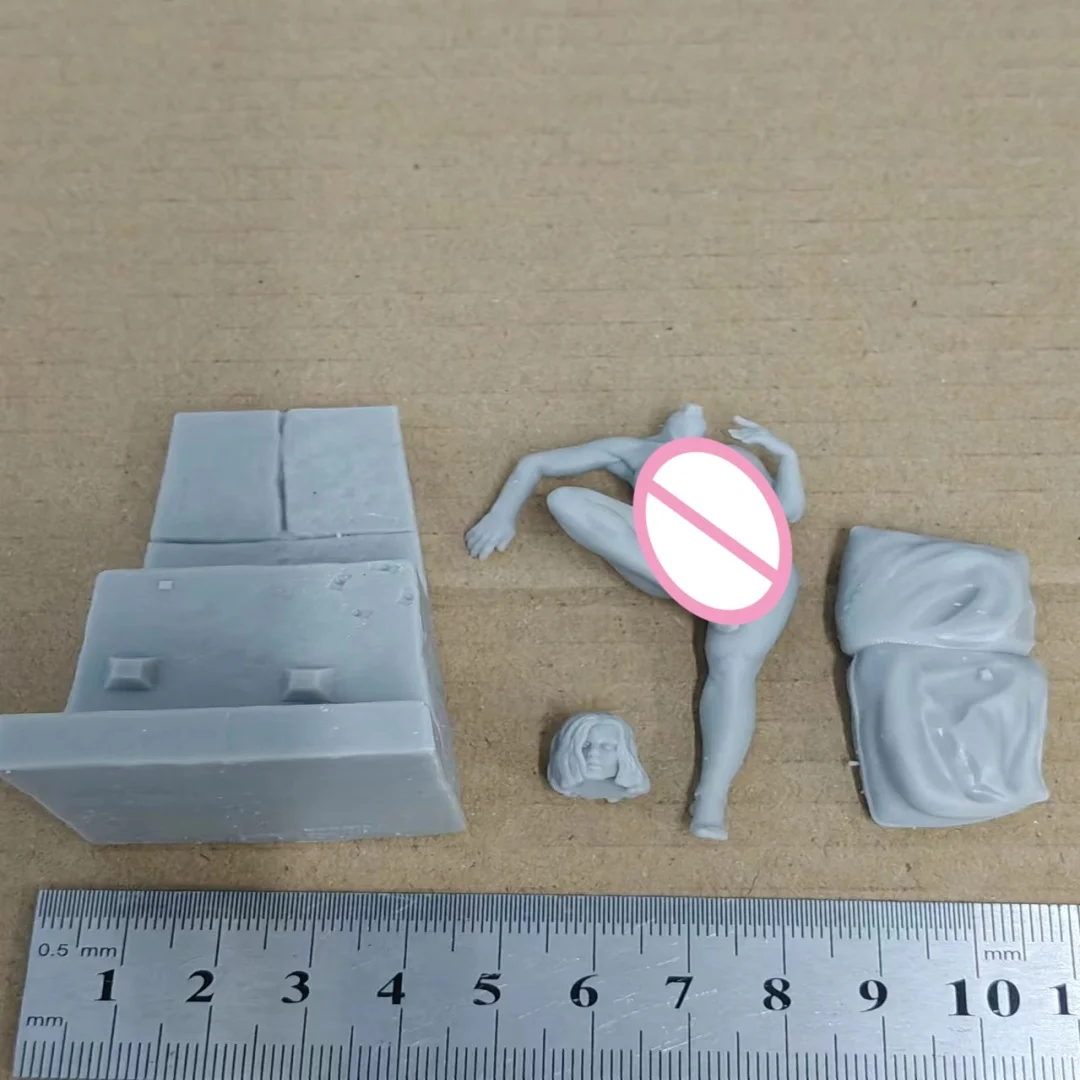 1/24 مقياس الراتنج الشكل Selene Nsfw إصدارين تجميع أطقم منمذجة المفكك غير مصبوغ ثلاثية الأبعاد تمثال لتقوم بها بنفسك لعبة 1098 #4