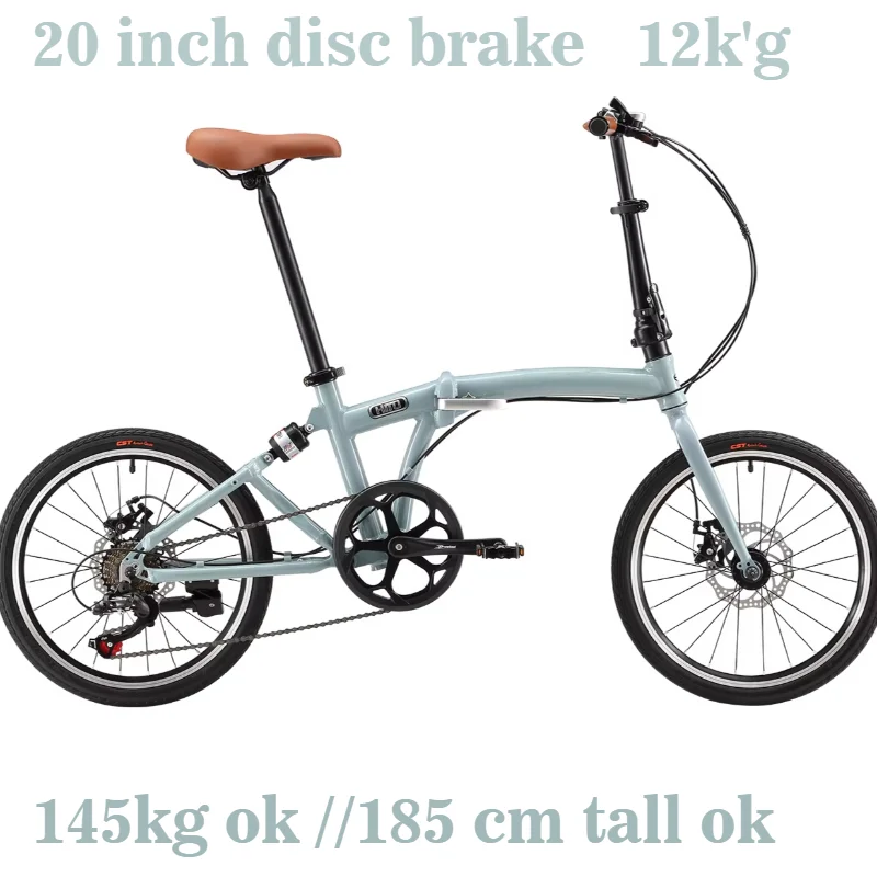 

HITO X7 small step folding bicycle 20 inch variable speed disc brake ultra light portable men's and women's retro bike