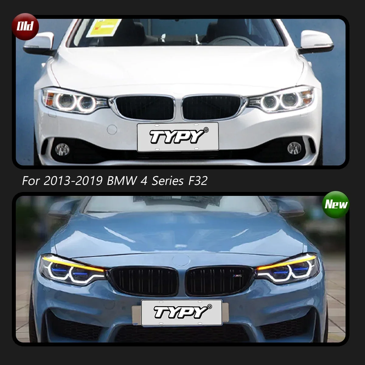 

New LED Head Lamp Upgrade Modified For BMW 4 Series M4 F36 F32 Headlights 2013-2019 Dynamic Signal Head Lamp Auto Accessories