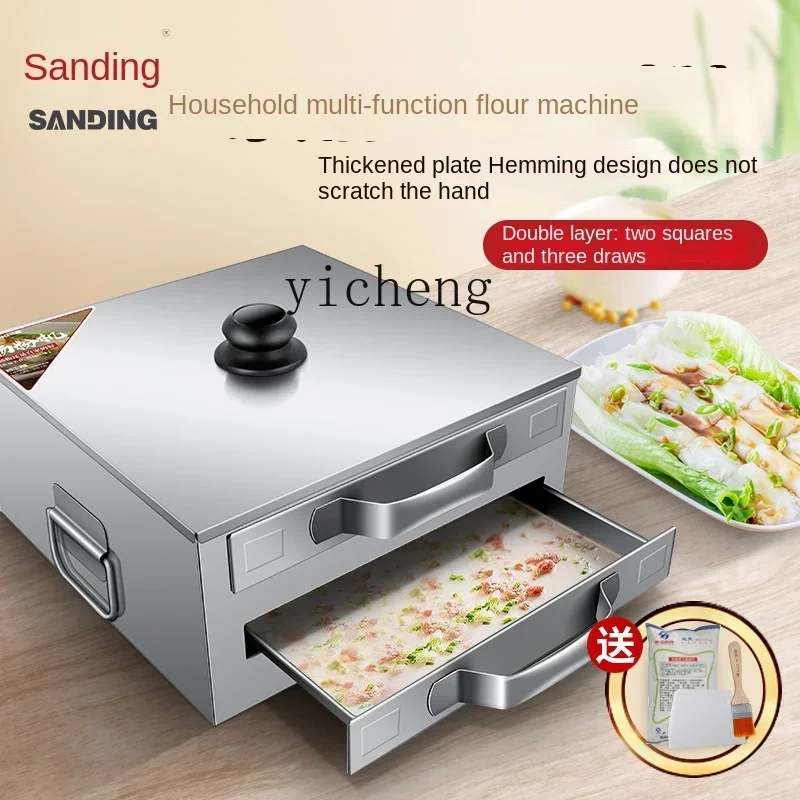 XL Steamed Vermicelli Roll Machine Commercial Single-Layer Double-Layer Steamed Rice Noodles Roll Oven Special Sausage Machine