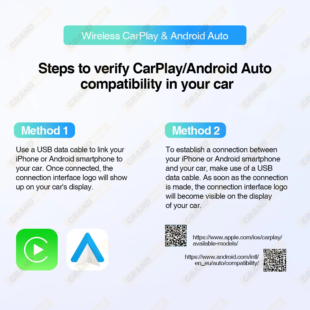 2-in-1-Kabel- und Funk-CarPlay-Dongle, kabelloser Android Auto USB-Adapter, Bluetooth, für KIA, Ford, Audi, Porsche, MG, Toyota, VW, Hyundai. – Detail 2