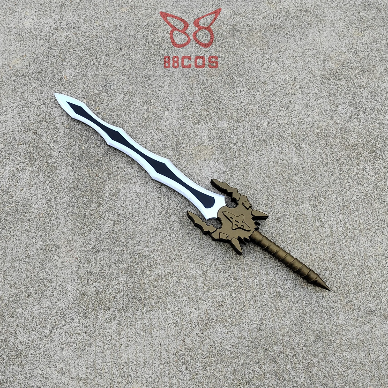Anime Take On Me- Love Dark Flame Master Sword Cosplay Props  Halloween Carnival Cosplay Party Props Accessories Game Fans Gift