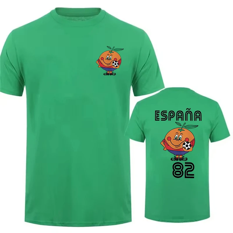 Naranjito T Shirt Men's Women's T-Shirt Crewneck Espana 82 Spain Mascot 1982 Soccer Football Tee Shirt Short Sleeve Casual Tops image 5