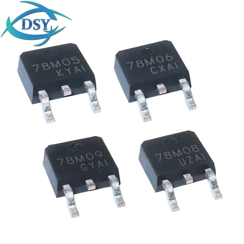 5PCS 78M05 7805 TO-252 78M06 78M08 78M09 78M12 78M15 TO252 Chip