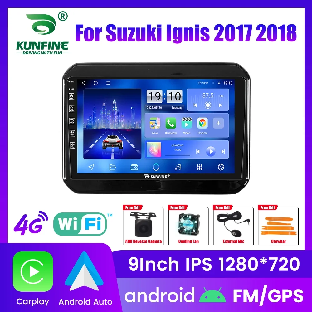 

Автомагнитола Android для Suzuki Ignis 2017-2018, 2DIN, 8-ядерный процессор, GPS-навигация, IPS-экран, поддержка CarPlay и Android Auto
