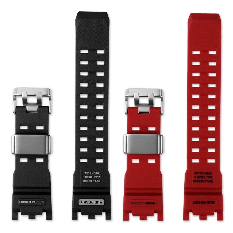 مشاهدة الملحقات ل كاسيو G-SHOCK GWG-2000 GWG-2040 Mudmaster استبدال حزام الفرقة الرجال الرياضة سوار راتينج مقاوم للماء