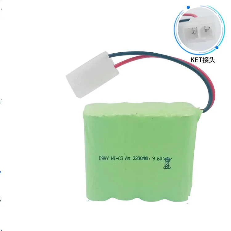 9.6V 2300mAh H Ni-MH AA แบตเตอรี่ไฟฟ้าของเล่นรถ Telerobot เรือรีโมทคอนโทรลถัง