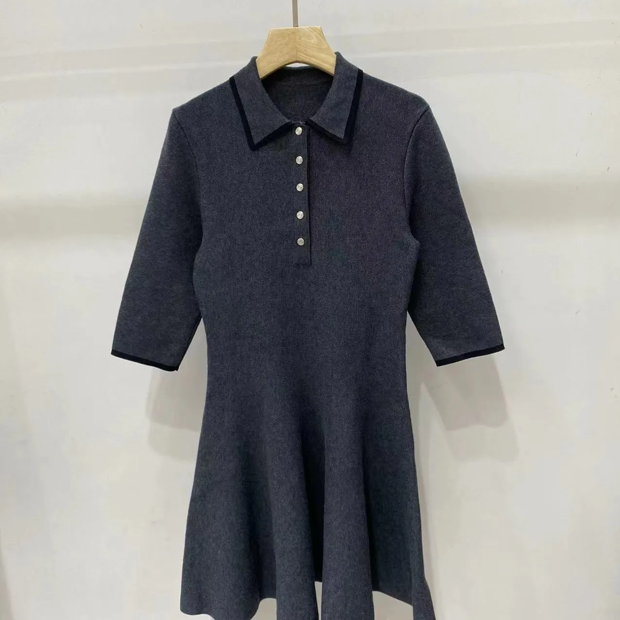 

Вязаное облегающее платье MaSande с коротким рукавом для женщин, модное осеннее новое поступление, платье с высокой талией для дам