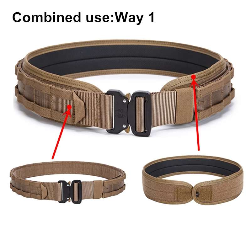 3 in 1 Battle Belt Waist Band, Quick Release 1.75\