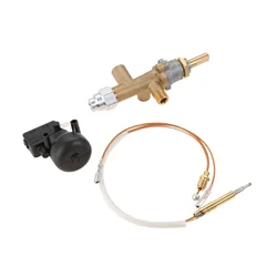 Vanne de commande de gaz et de chauffage, capteur de thermocouple, bouton de commutateur de décharge, propane GPL, contrôle de foyer, ensemble de ports pilotes de sécurité, 3 pièces par kit