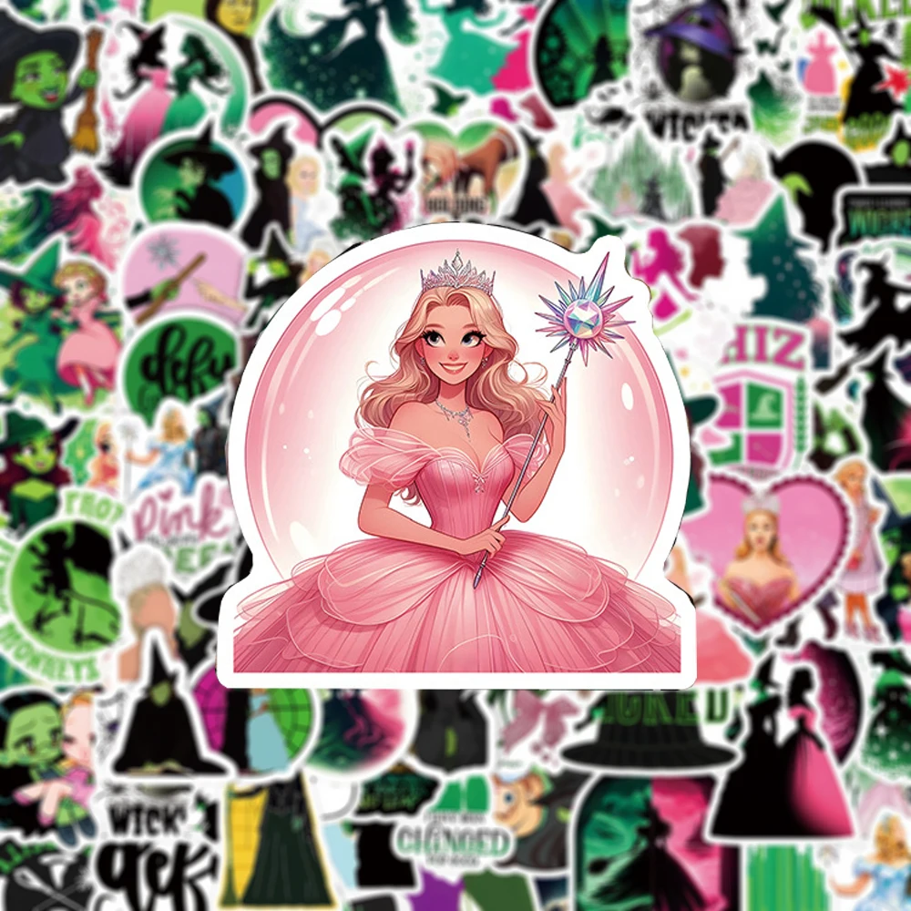 

10/50/100/200pcs Cartoon Movie Wicked Stickers Aesthetic Decals DIY Notebook Phone Laptop Waterproof Graffiti Sticker Toys Gifts