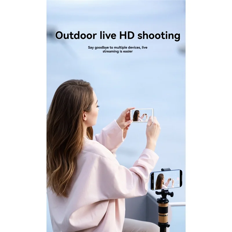Suitable Mobile Phone Wireless Magnetic Screen Thrower Monitor Screen For Smartphone Vlog Live Stream Video Recording