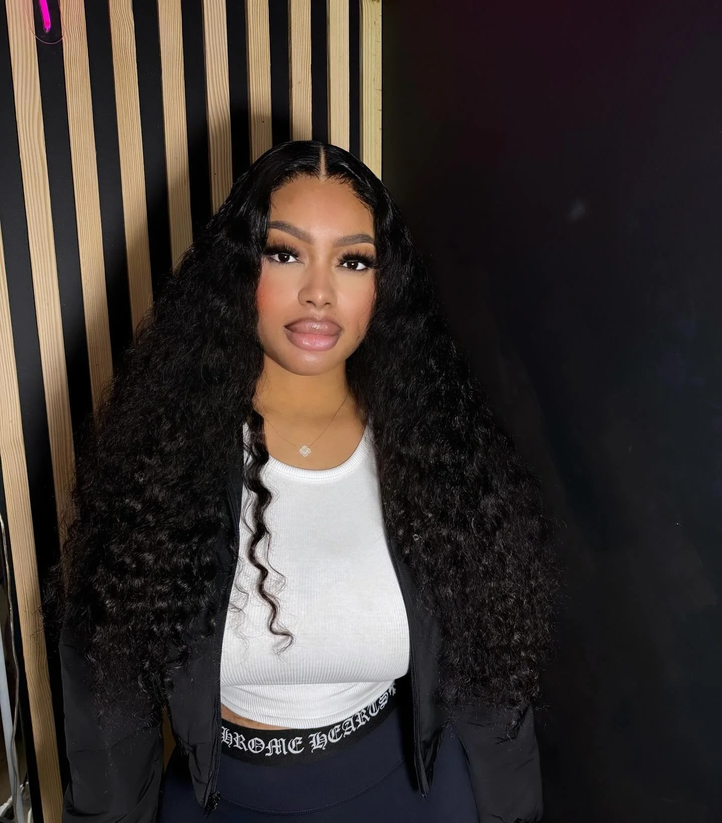 Deep Wave Lace Front Wigs Human Hair Transparent 13x4 220Density Pre Plcked Lace Frontal Wig For Women 1BNatural Color Curly Wig