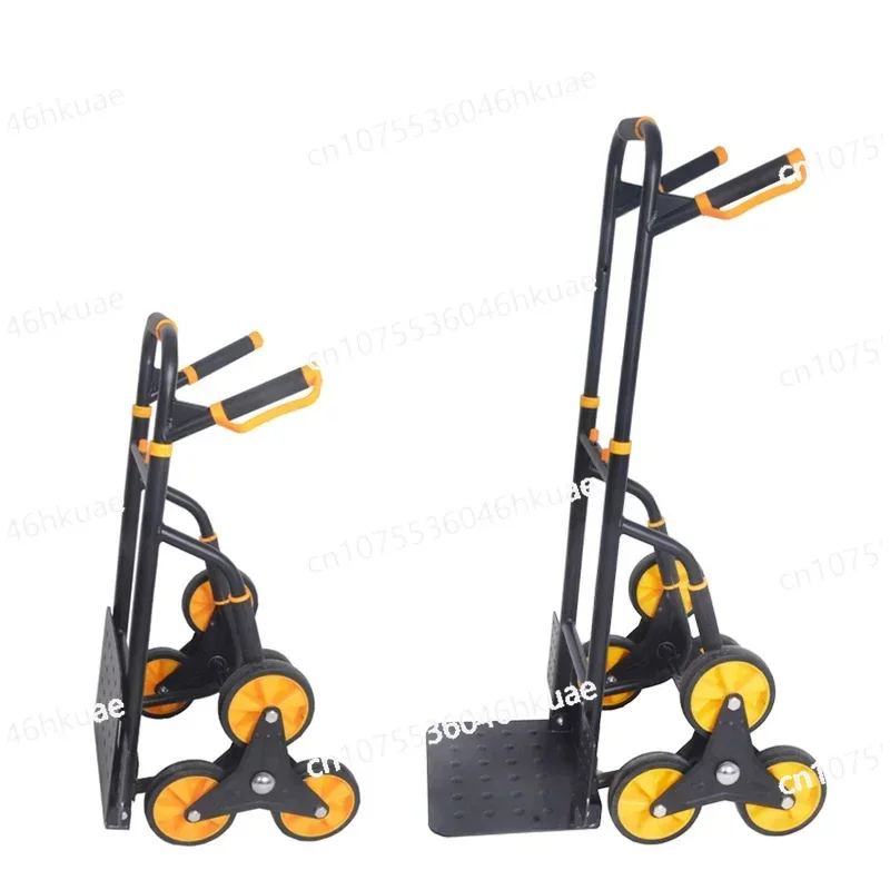 

carrying cart hand trolley upstairs Heavy duty load climbing trolley lightweight folding warehouse factory pulling 200kg
