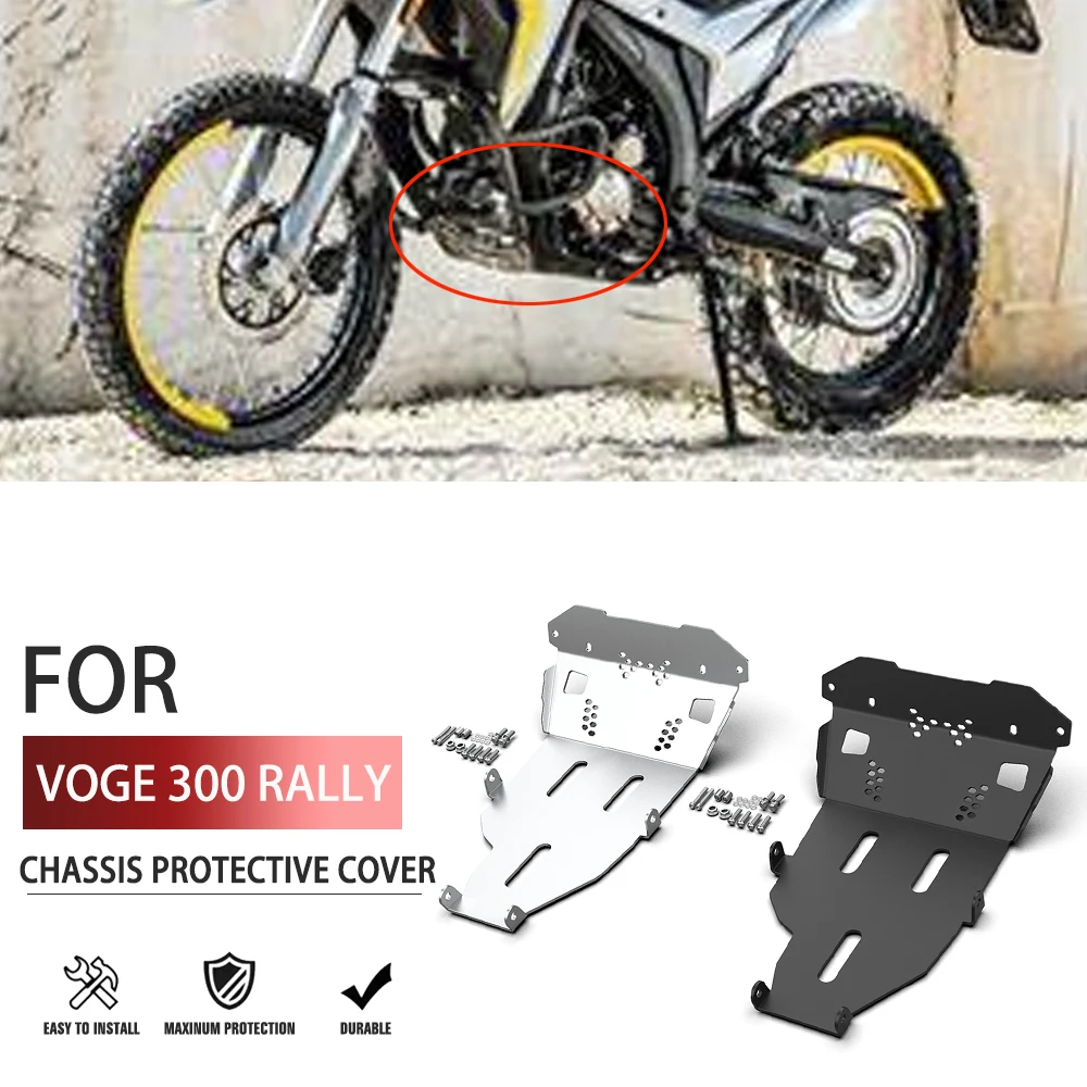 

2023-2025 For LONCIN VOGE Valico 300 Rally VOGE Rally 300 Motorcycle CNC Engine Skid Plate Protection Cover Chassis Under Guard