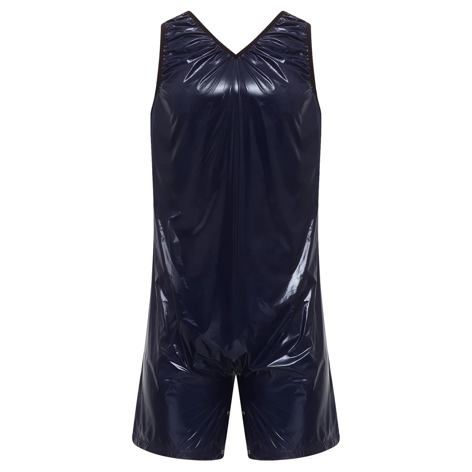 Adult Sleeveless Waterproof Washable Adaptive Bodysuit Urinary Incontinence Diaper Cover for Elderly Alzheimer Bedridden Patient