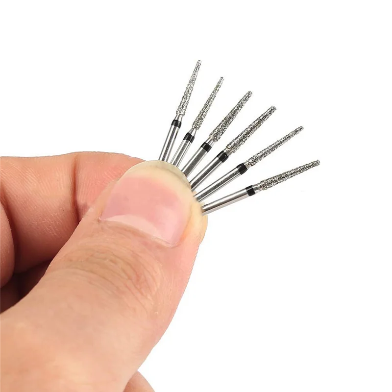 

ABGH-50PCS 1.6Mm FG Burs Black High-Speed Polishing Accessories For Cutting Carving Shaping Touch-Up Engraving Finishing