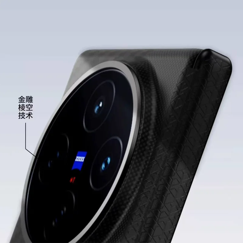 حافظة DEFENSE الأصلية لهاتف ViVo X Fold 5 Kevlar غطاء خلفي للشحن اللاسلكي