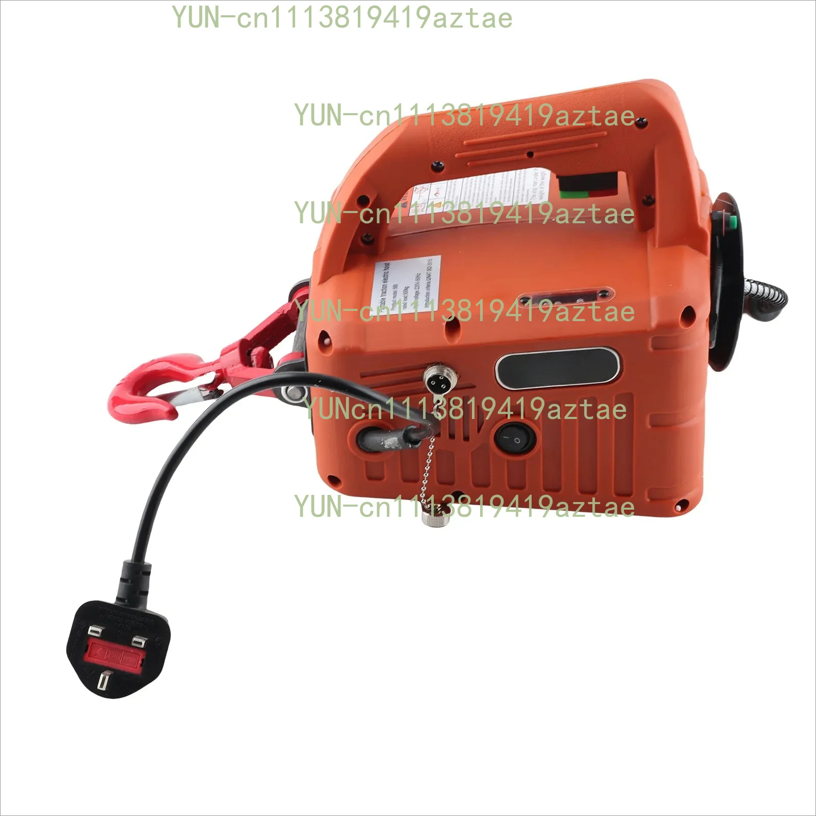 Electric Hoist Portable Power Electric Winch Crane with Remote Control 500KG Capacity 7.6M Maximum Lifting Height 1500W