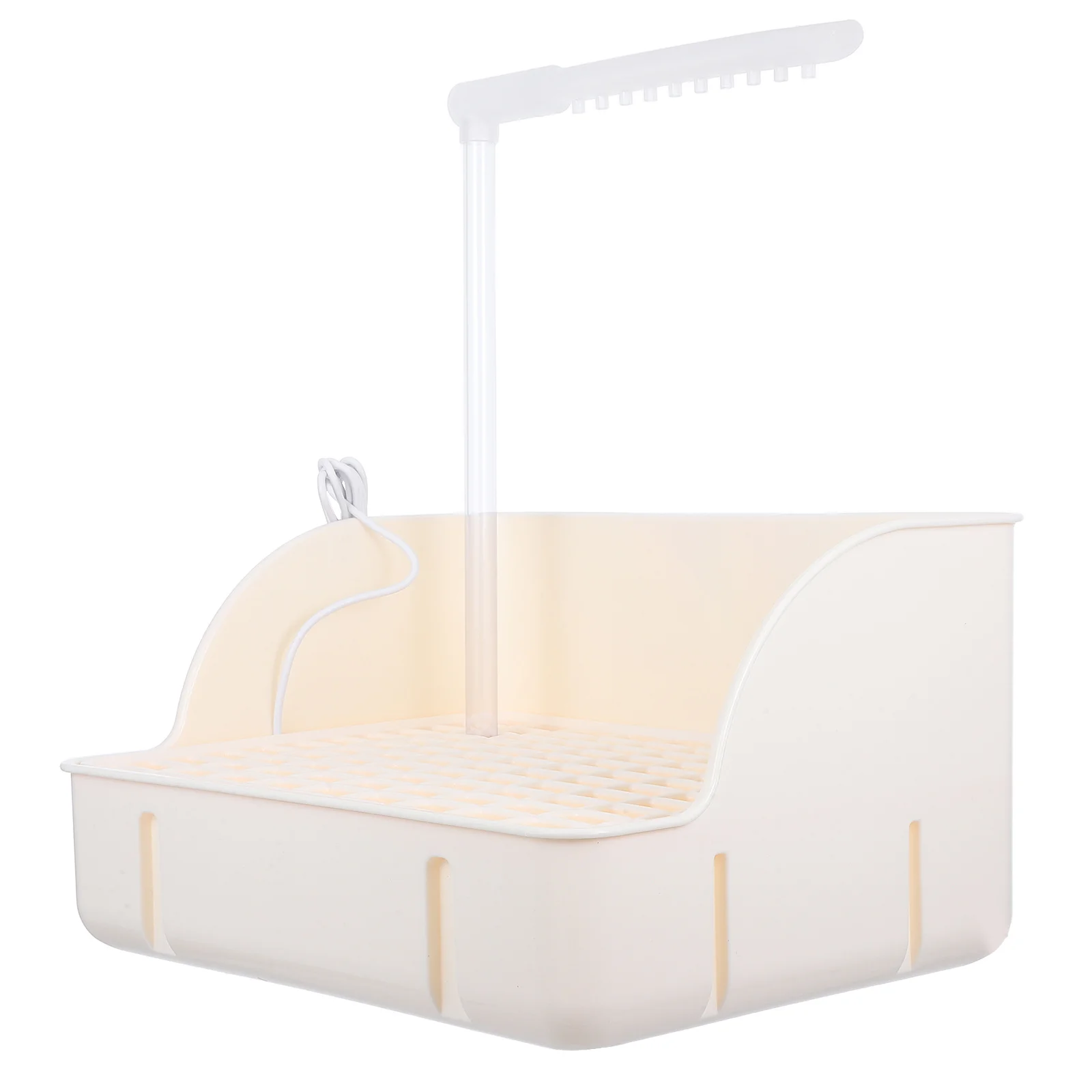 

Automatic Bird Bath Tub Circulating Water For Parrots Cockatiels Small Birds Easy Clean Pet Bathing Pool Garden Outdoor Indoor