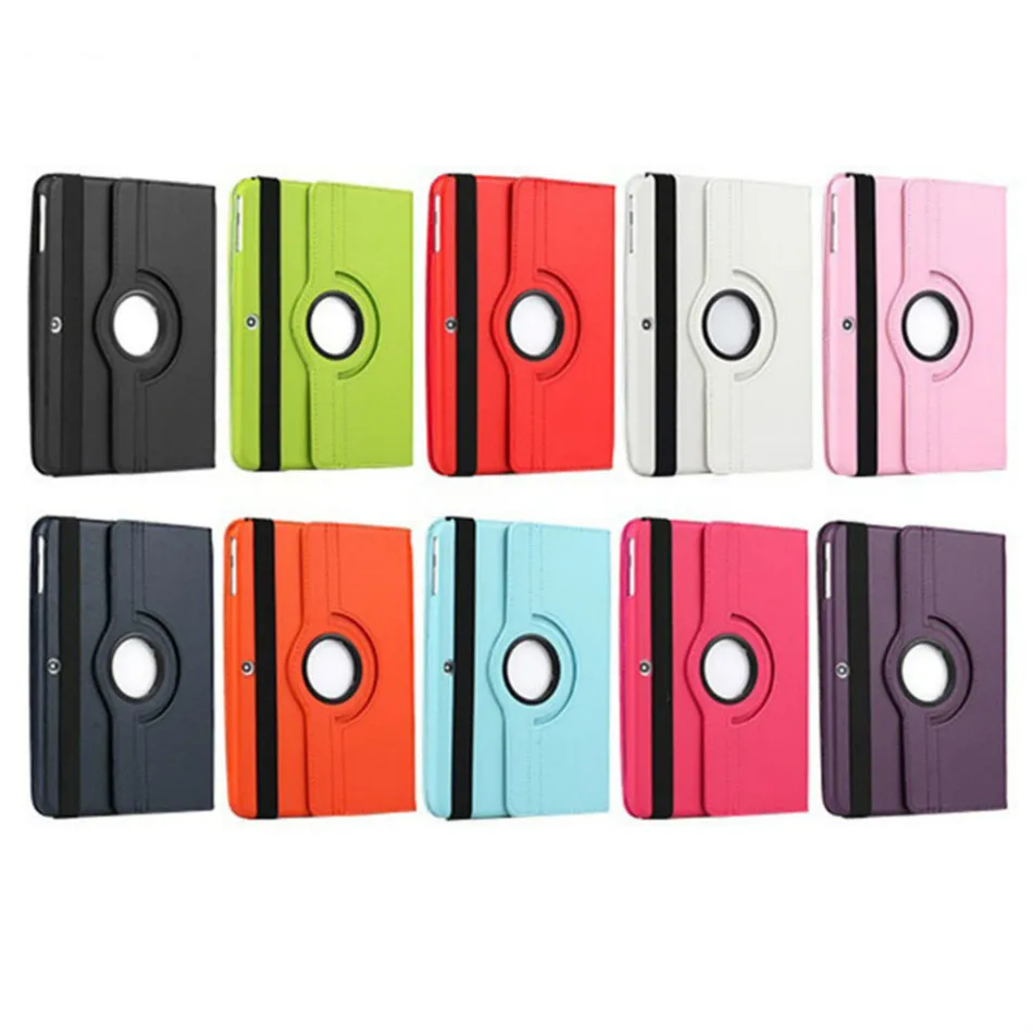 

50pcs 360 Rotating Leather Stand Case Cover For Samsung Galaxy Tab 3 Lite 4 Pro 7.0 10.1 8.0 for Tab S2 S3 9.7 S4 A S5E S6 10.5