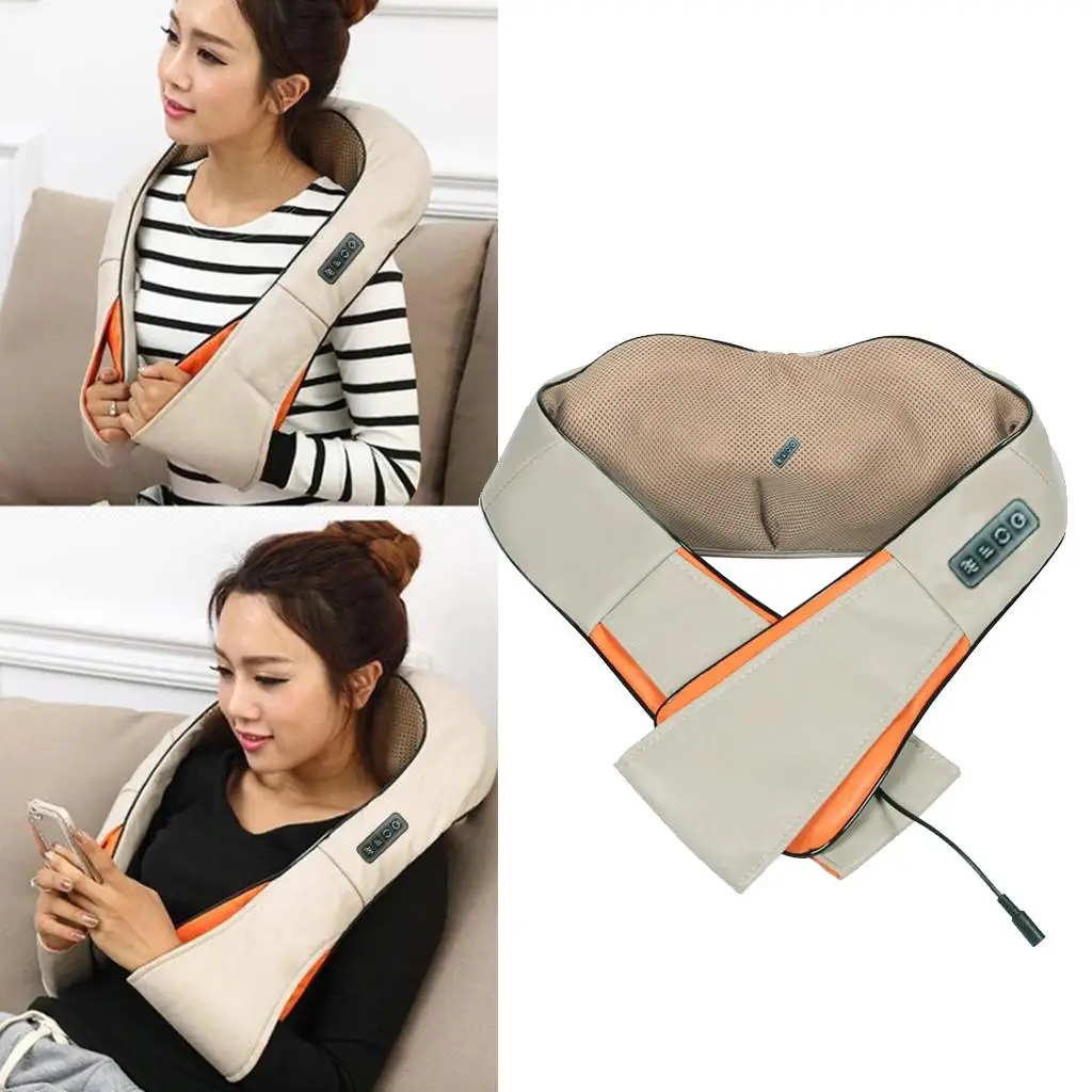 Neck Massager,Intelligent Portable Neck Massager with Heat,3 Modes Deep Tissue Massage Use ,Car,Office,Outdoor