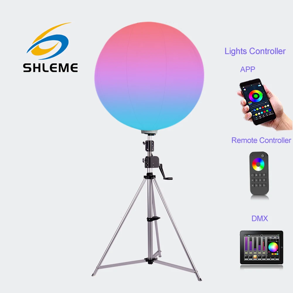 Movie Set Led Event Balloon Luminaire Daylight Balanced 6500K High CRI