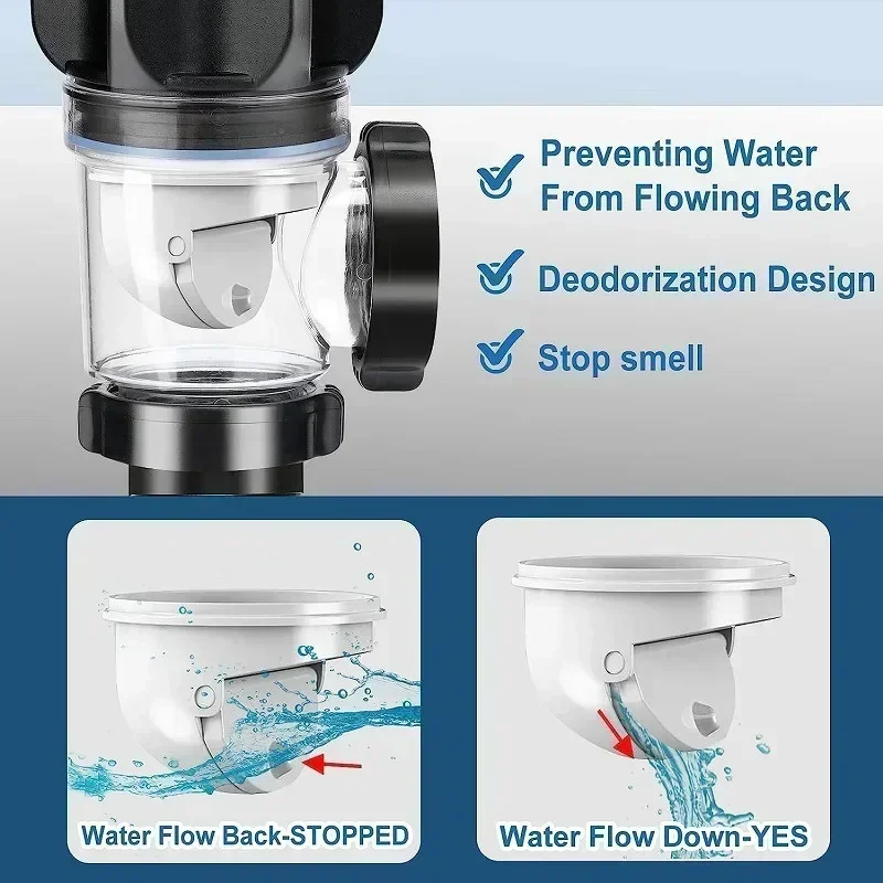 Kitchen Bathroom Basin Drain Pipe Bath Flexible Universal Sink Sink Drain Hose Sink Basin Drain Pipe