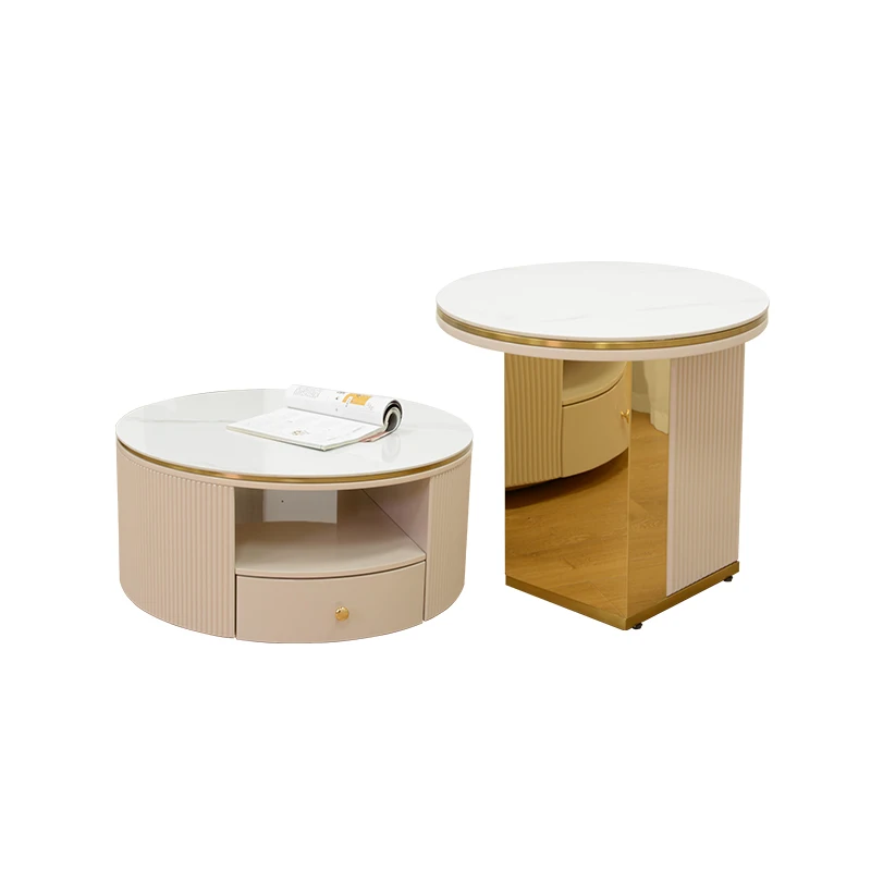

Simple Style Combination Coffee Table Coffee Table Modern Round Metal Coffee Table