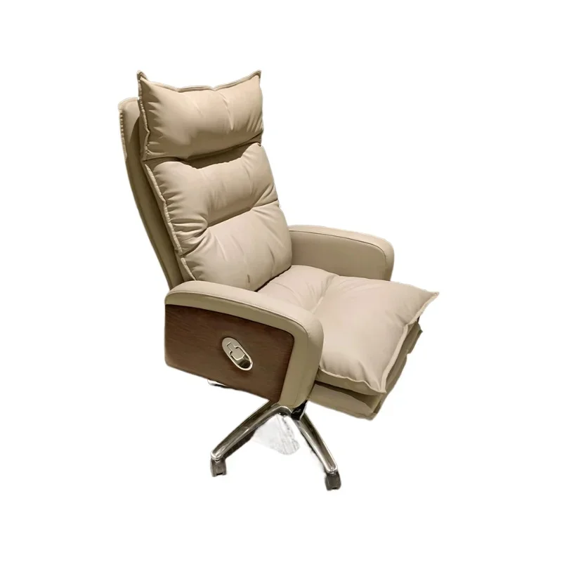 Boss Chair Leather Office Chair Comfortable Computer Chair Household Waist Protection