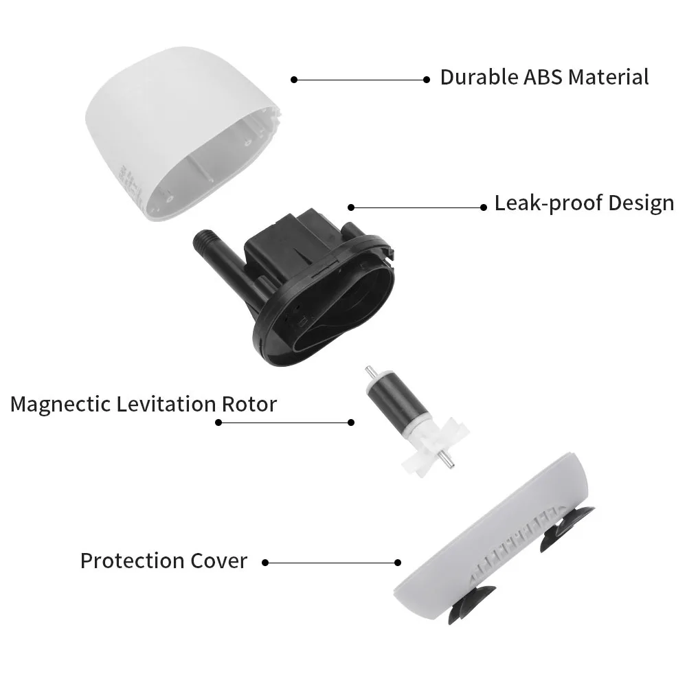 AISITIN Aquarium Submersible Water Pump Fountain Filter Fish Pond Quiet Water Pump Tank Fountain Side Suction Pump