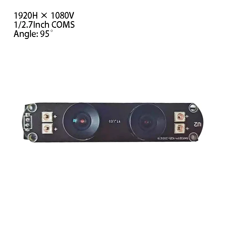 2MP HD USB Camera Module Dual Lens IR Infrared Binocular Camera 95 Degree 1080P 30fps Live Detection Face Recognition Module