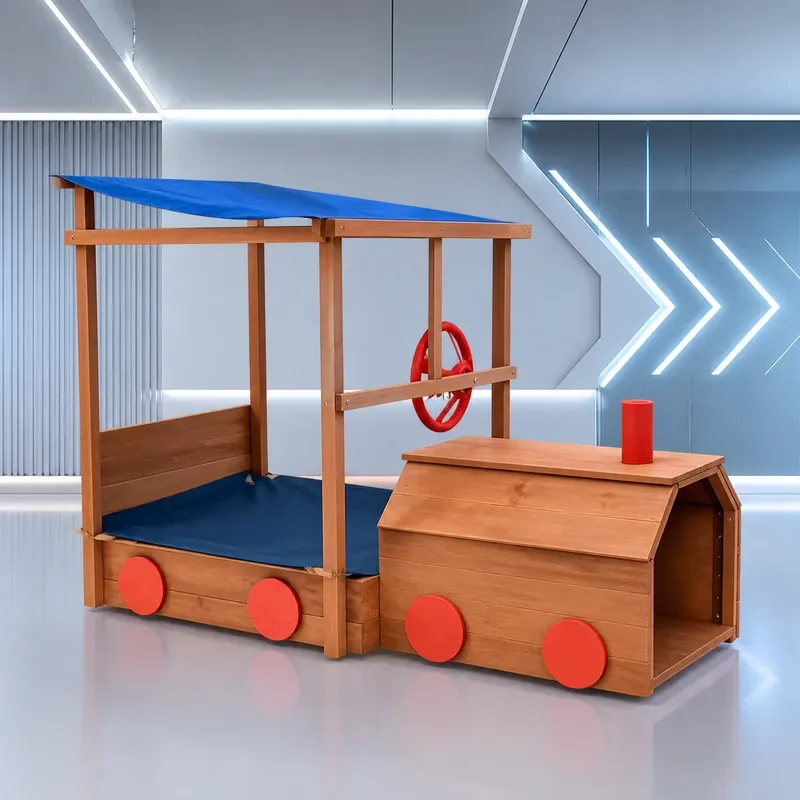 Large Outdoor Sand Pool Set for Kindergarten and Home Use Kids Sandbox Pit Amusement Play Equipment