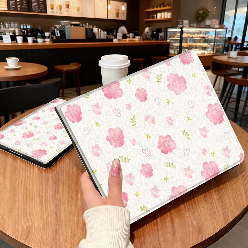 

Sweet flower rabbit cartoon For Samsung Galaxy Tab S7 S8 S9 S10 11 12.4 13.1 FE Plus Lite Inch Cover Tablet Case