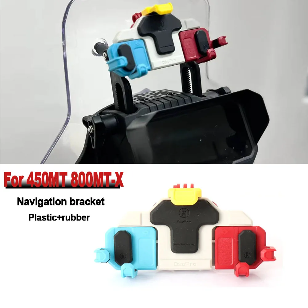 

For CFMOTO 800MT 800MT-X 450MT Motorcycle Accessories Mobile Phone GPS Holder Stand Navigation Plate bracket