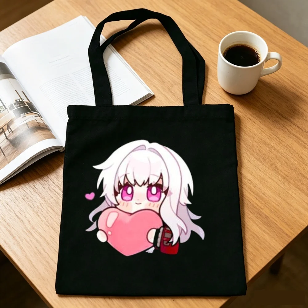 Honkai Star Rail tote bag canvas  sac cabas reusable shopper einkaufstasche woman
