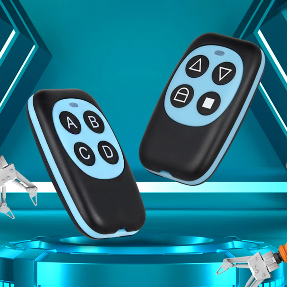 

Multi Frequency Electric Garage Door Gate Opener 315MHz/433MHz/250-450MHz/860-915MHz 4 Buttons Replacement Key Fob Home