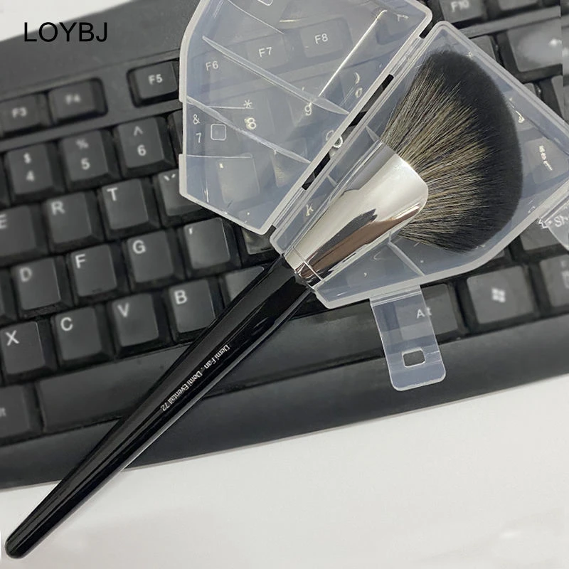 LOYBJ 72# Fan Contour Brush Professional Face Blush Highlight Bronzer Contour Powder Brush Soft Synthetic Hair Sculpting Brushes