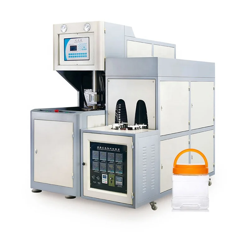 Customized Semi Automatic Honey Jar Pet Cans Blowing Machine Plastic Blow Molding Machines