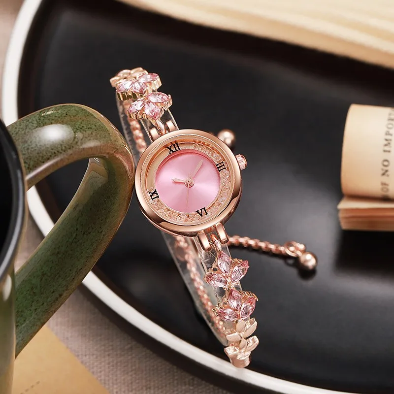 Ladies Watch, Fashion Ball Dial Drawing Rope Freely Adjustable Quartz Watch