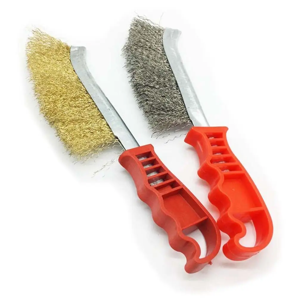 

Multifunctional Remove Rust Brush Paint Scrubbing Wire Brush Decontaminate Deburring Cleaning Brushes Durable Hand Tools