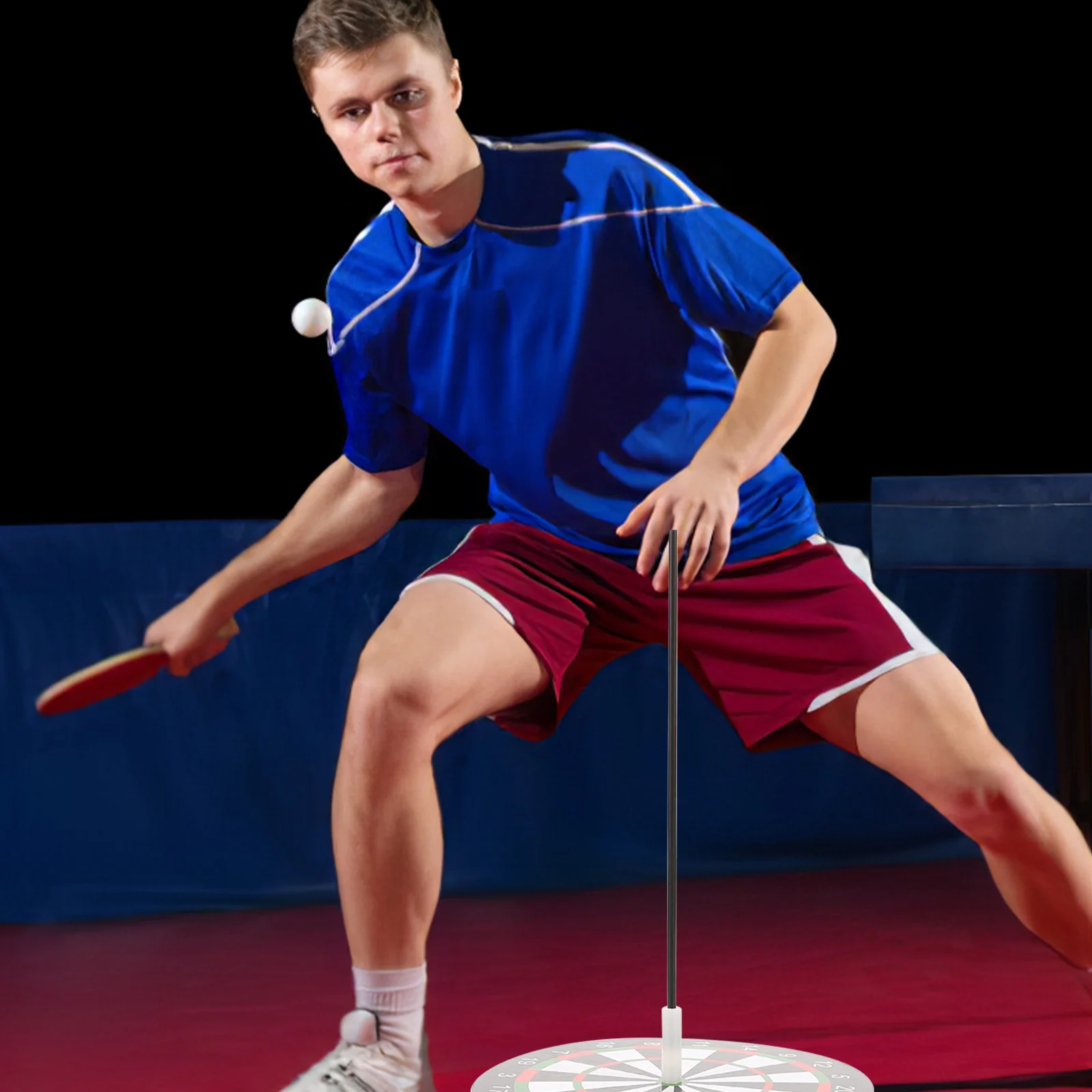 

1 set 1 Set Premium Table Tennis Training Device Durable Elastic Racket Adjustable Base Practice Set Adult Unisex Skill