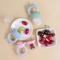 4pcs/set Silicone Fruit & Vegetable Feeder for Infants and Toddlers 6-36 Months Food Grade Teething & Feeding Pacifier